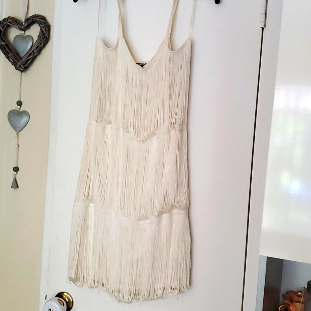 Ivory 1920 style short dress